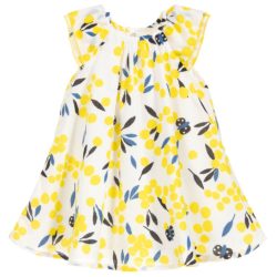 catimini-yellow-cotton-dress-