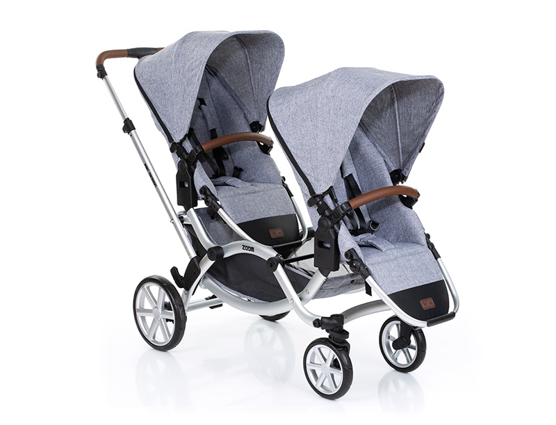 abc design zoom double pushchair