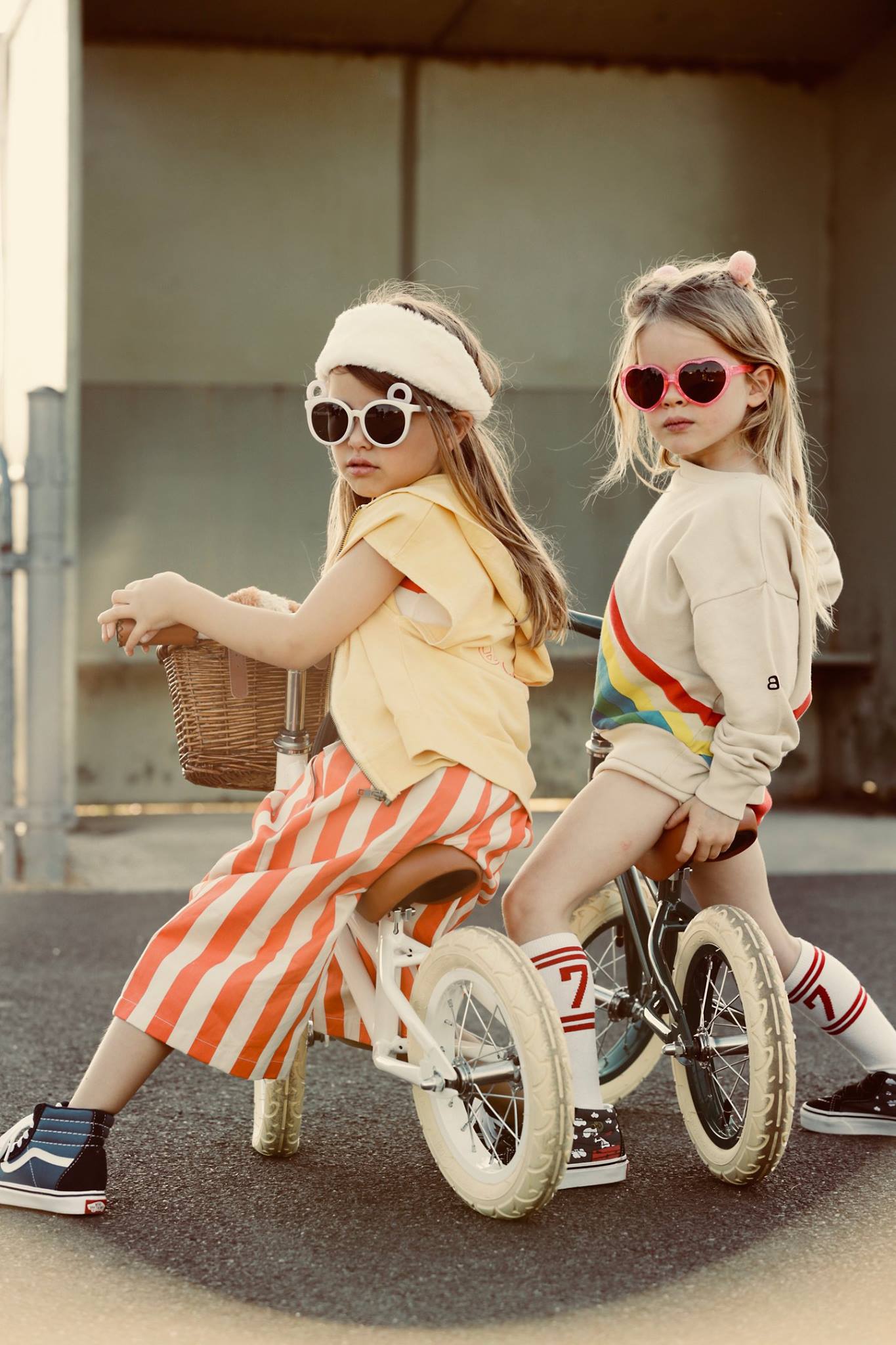 girls on bikes