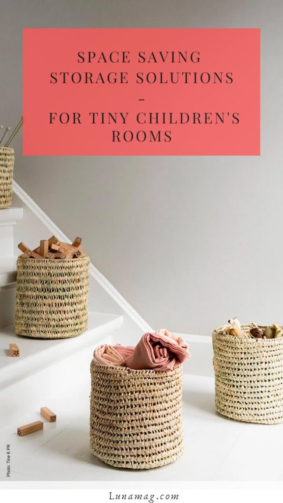 Space saving storage solutions for tiny children’s rooms