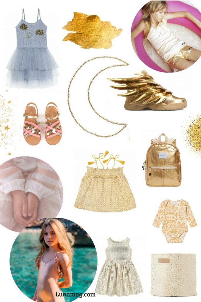 Children’s fashion trend: Gold