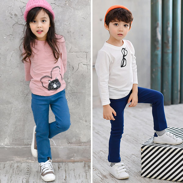 Bee Japanese kids popular fashion brand skinny jeans