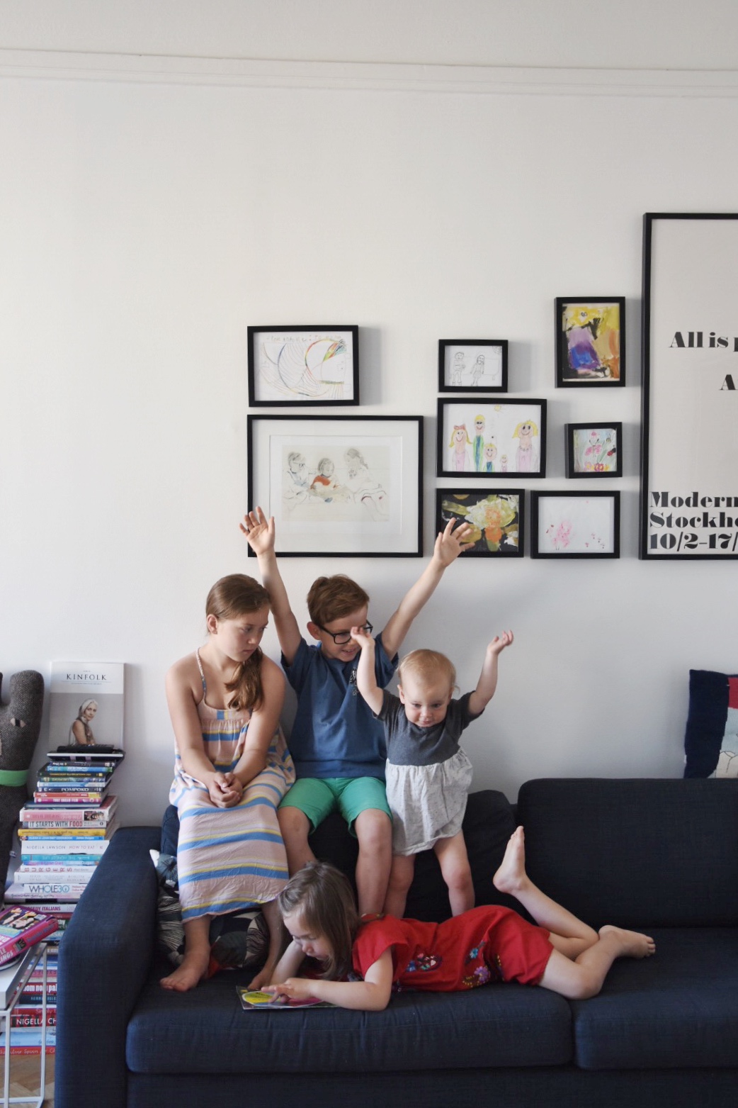 10 unusual and clever ideas to display your childrens art