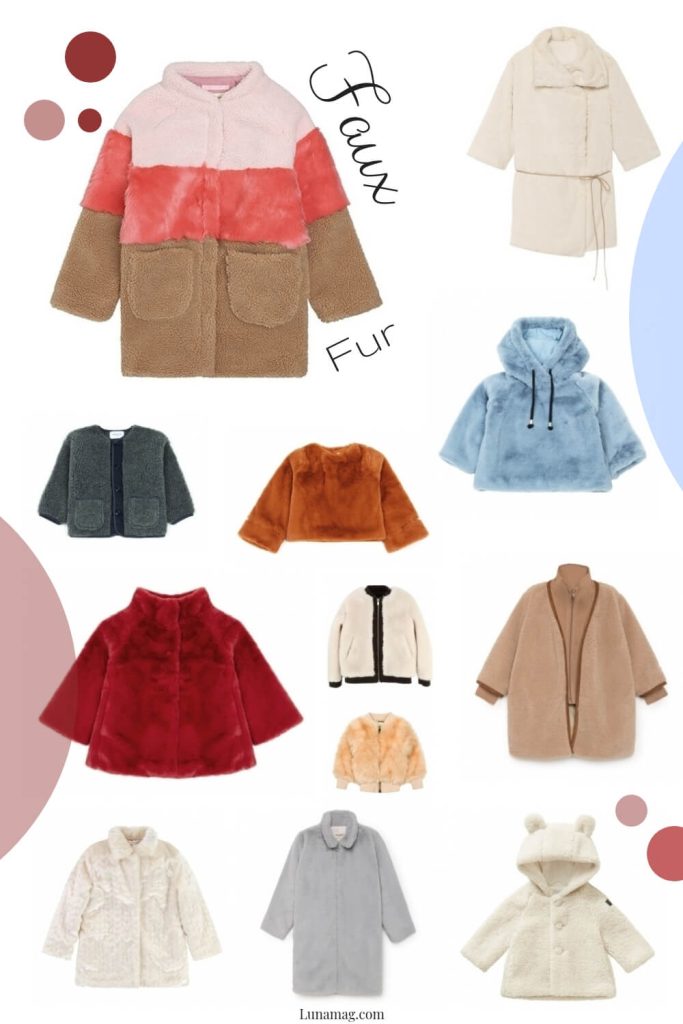 Children’s fashion trend: Faux Fur jackets