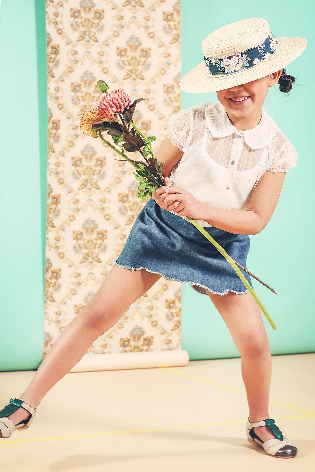 kids fashion editorial Spring fever