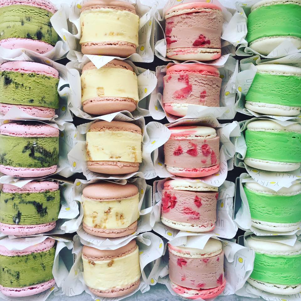 The most delicious Macaron Ice Cream Sandwiches from Yolkin