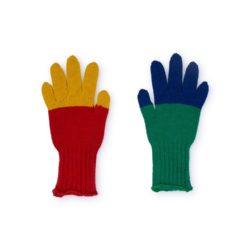 colour block gloves bobo choses