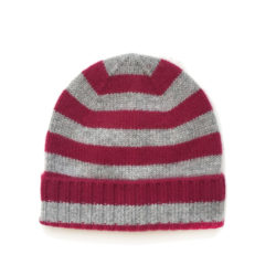 striped cashmere hat