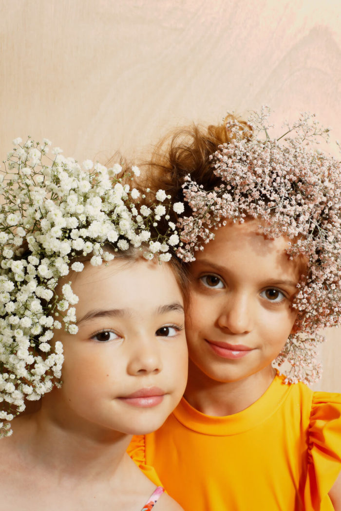 organic summer kids fashion editorial