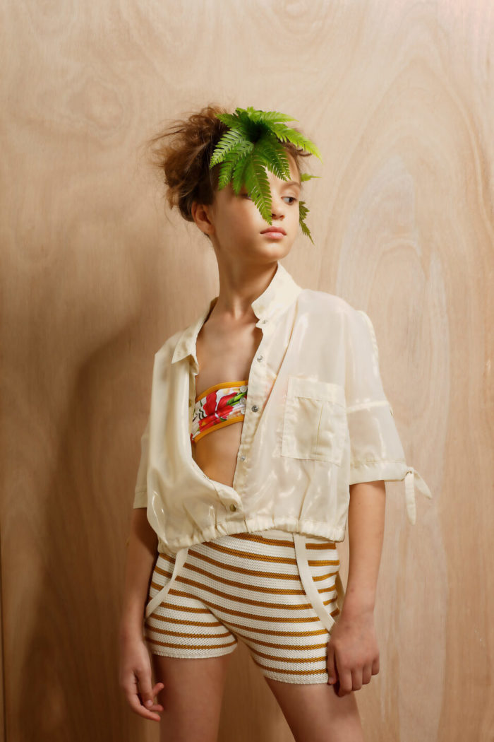 organic summer kids fashion editorial