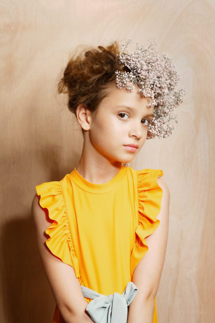 organic summer kids fashion editorial