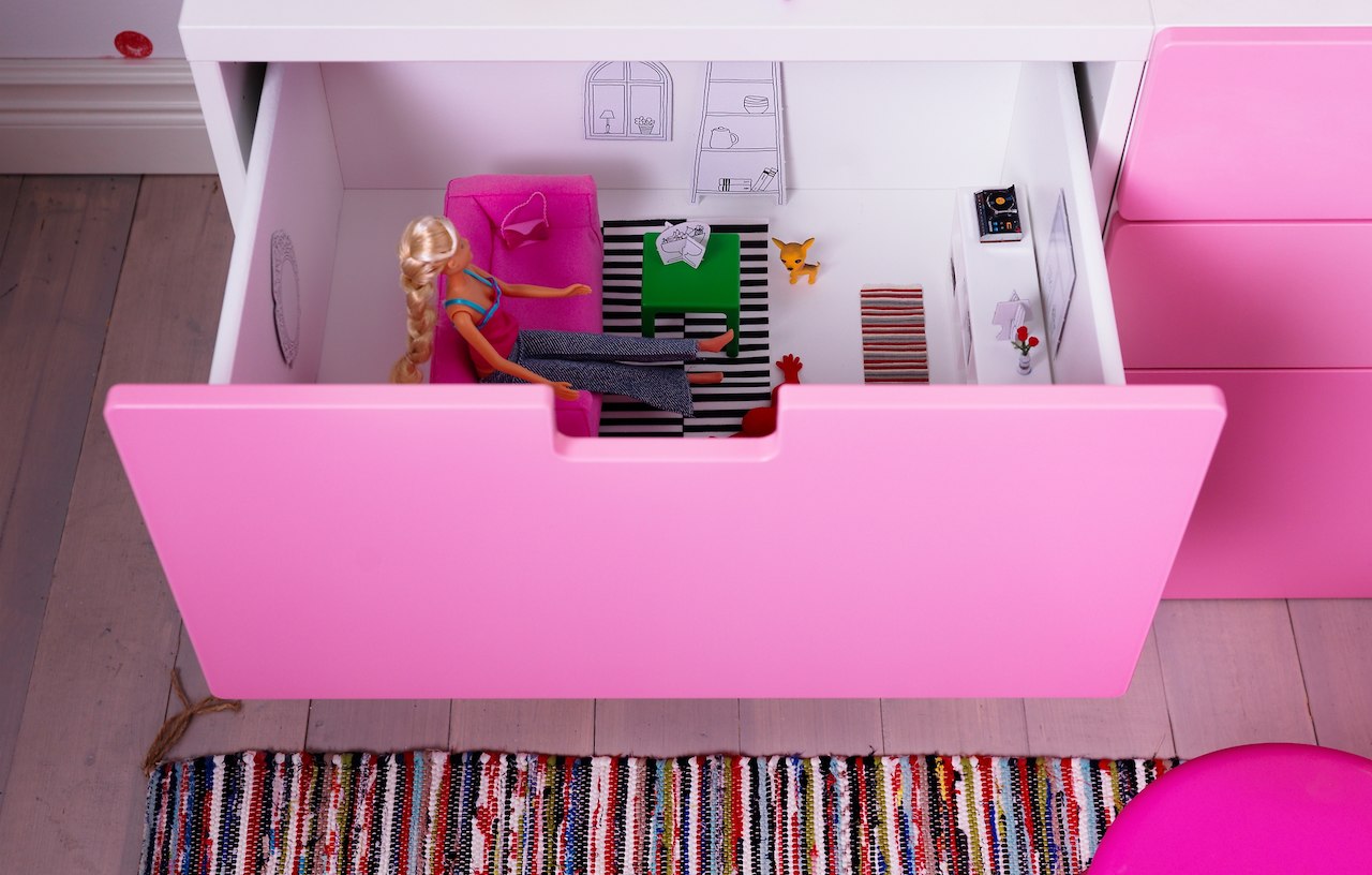 doll houses made from IKEA Furniture